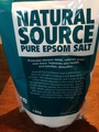 Natural Source Pure Epsom Salt - $20